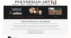 Desktop Screenshot of polynesian-art.com